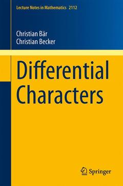 Couverture de l’ouvrage Differential Characters