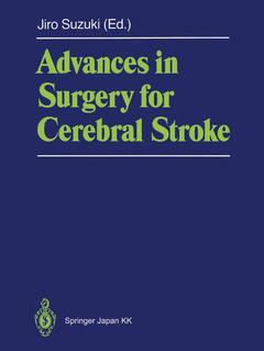 Couverture de l’ouvrage Advances in Surgery for Cerebral Stroke