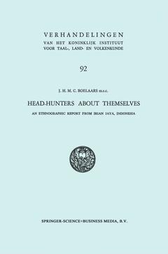 Couverture de l’ouvrage Head-Hunters About Themselves