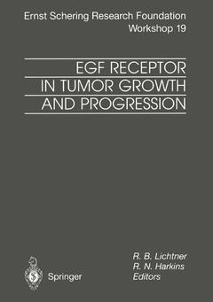 Couverture de l’ouvrage EGF Receptor in Tumor Growth and Progression