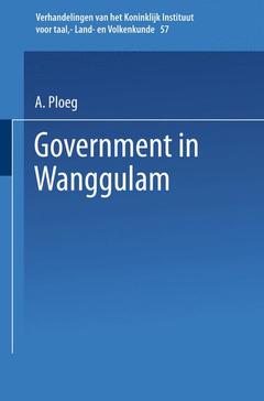Couverture de l’ouvrage Government in Wanggulam