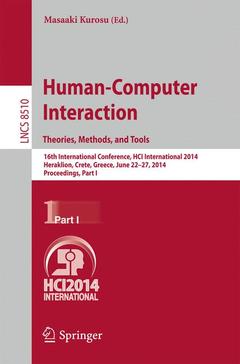 Cover of the book Human-Computer Interaction. Theories, Methods, and Tools