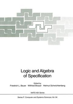 Couverture de l’ouvrage Logic and Algebra of Specification