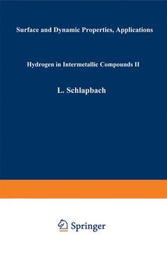 Couverture de l’ouvrage Hydrogen in Intermetallic Compounds II