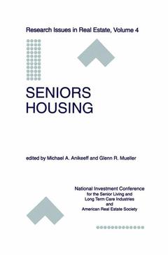 Couverture de l’ouvrage Seniors Housing