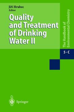 Couverture de l’ouvrage Quality and Treatment of Drinking Water II