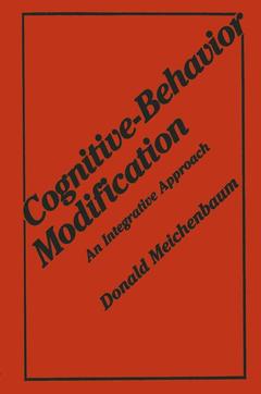 Couverture de l’ouvrage Cognitive-Behavior Modification