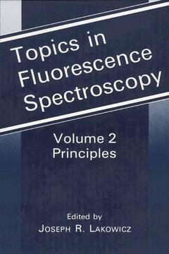 Couverture de l’ouvrage Topics in Fluorescence Spectroscopy