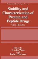 Cover of the book Stability and Characterization of Protein and Peptide Drugs