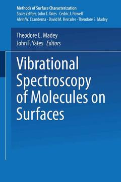 Couverture de l’ouvrage Vibrational Spectroscopy of Molecules on Surfaces