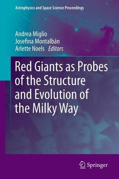 Couverture de l’ouvrage Red Giants as Probes of the Structure and Evolution of the Milky Way