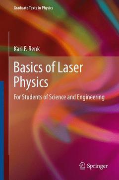 Couverture de l’ouvrage Basics of Laser Physics