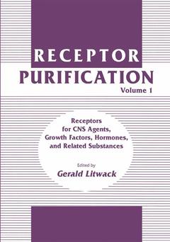 Couverture de l’ouvrage Receptor Purification
