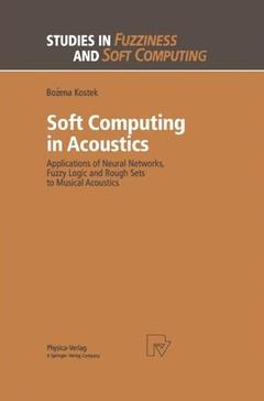 Couverture de l’ouvrage Soft Computing in Acoustics