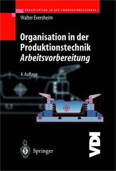 Couverture de l’ouvrage Organisation in der Produktionstechnik 3