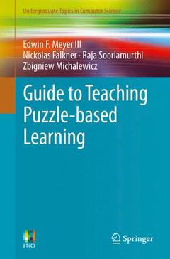 Couverture de l’ouvrage Guide to Teaching Puzzle-based Learning