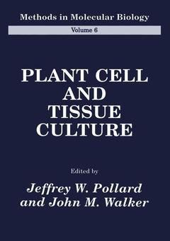 Couverture de l’ouvrage Plant Cell and Tissue Culture