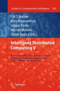 Couverture de l’ouvrage Intelligent Distributed Computing V