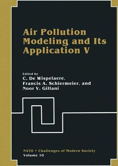 Couverture de l’ouvrage Air Pollution Modeling and Its Application V