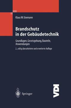 Couverture de l’ouvrage Brandschutz in der Gebäudetechnik