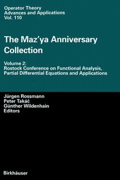 Couverture de l’ouvrage The Maz’ya Anniversary Collection