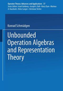 Couverture de l’ouvrage Unbounded Operator Algebras and Representation Theory