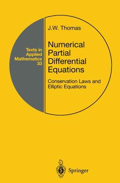 Couverture de l’ouvrage Numerical Partial Differential Equations