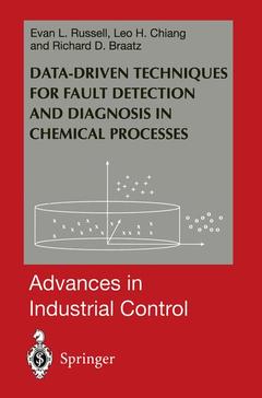 Couverture de l’ouvrage Data-driven Methods for Fault Detection and Diagnosis in Chemical Processes