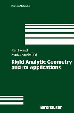 Couverture de l’ouvrage Rigid Analytic Geometry and Its Applications