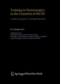 Cover of the book Training in Neurosurgery in the Countries of the EU