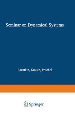 Couverture de l’ouvrage Seminar on Dynamical Systems