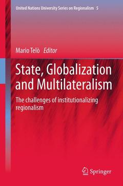 Couverture de l’ouvrage State, Globalization and Multilateralism