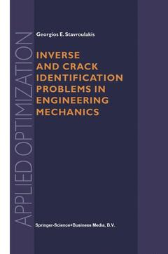 Couverture de l’ouvrage Inverse and Crack Identification Problems in Engineering Mechanics