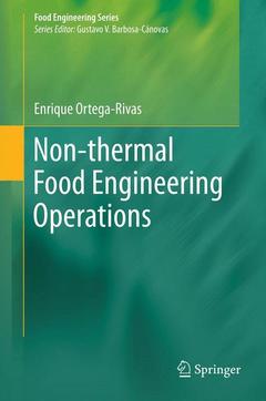 Cover of the book Non-thermal Food Engineering Operations