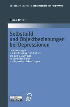 Cover of the book Selbstbild und Objektbeziehungen bei Depressionen