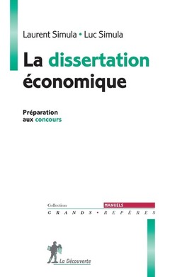 Cover of the book La dissertation économique