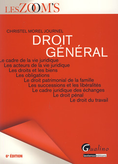 Couverture de l’ouvrage DROIT GÉNÉRAL - 6ÈME ÉDITION