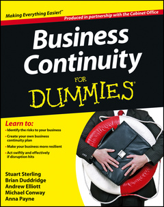 Couverture de l’ouvrage Business Continuity For Dummies