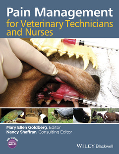 Couverture de l’ouvrage Pain Management for Veterinary Technicians and Nurses