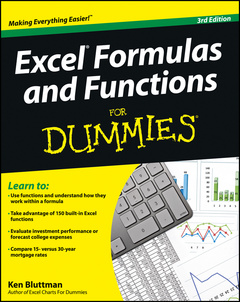 Couverture de l’ouvrage Excel Formulas and Functions For Dummies