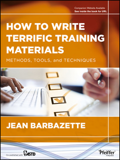 Cover of the book How to Write Terrific Training Materials