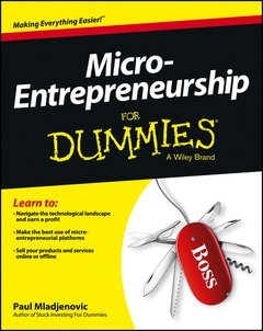 Couverture de l’ouvrage Micro-Entrepreneurship For Dummies