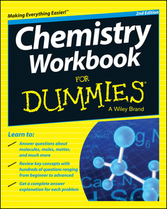 Couverture de l’ouvrage Chemistry Workbook For Dummies