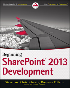 Cover of the book Beginning SharePoint 2013 Development