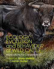 Couverture de l’ouvrage Ecology, Evolution and Behaviour of Wild Cattle