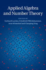 Couverture de l’ouvrage Applied Algebra and Number Theory