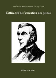 Cover of the book L'efficacité de l'exécution des peines