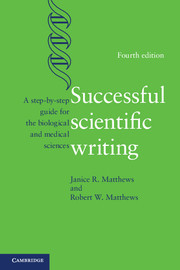 Cover of the book Successful Scientific Writing