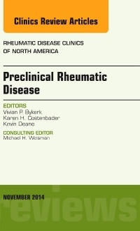 Couverture de l’ouvrage Preclinical Rheumatic Disease, An Issue of Rheumatic Disease Clinics