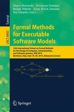 Couverture de l’ouvrage Formal Methods for Executable Software Models